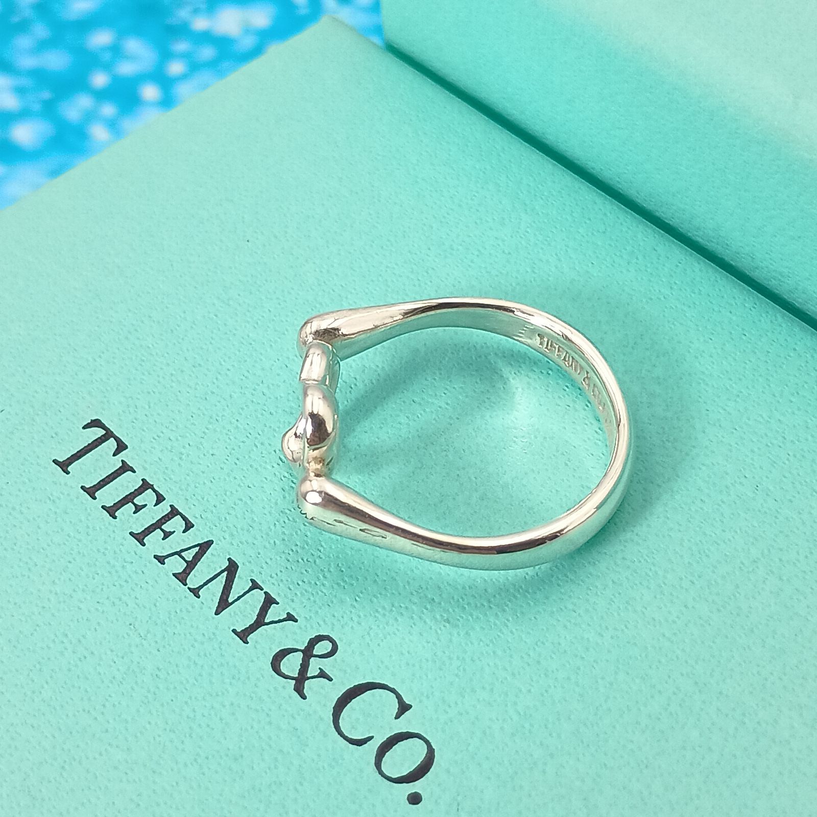 TIFFANY&Co. ティファニー 13号 オープンハート リング 指輪