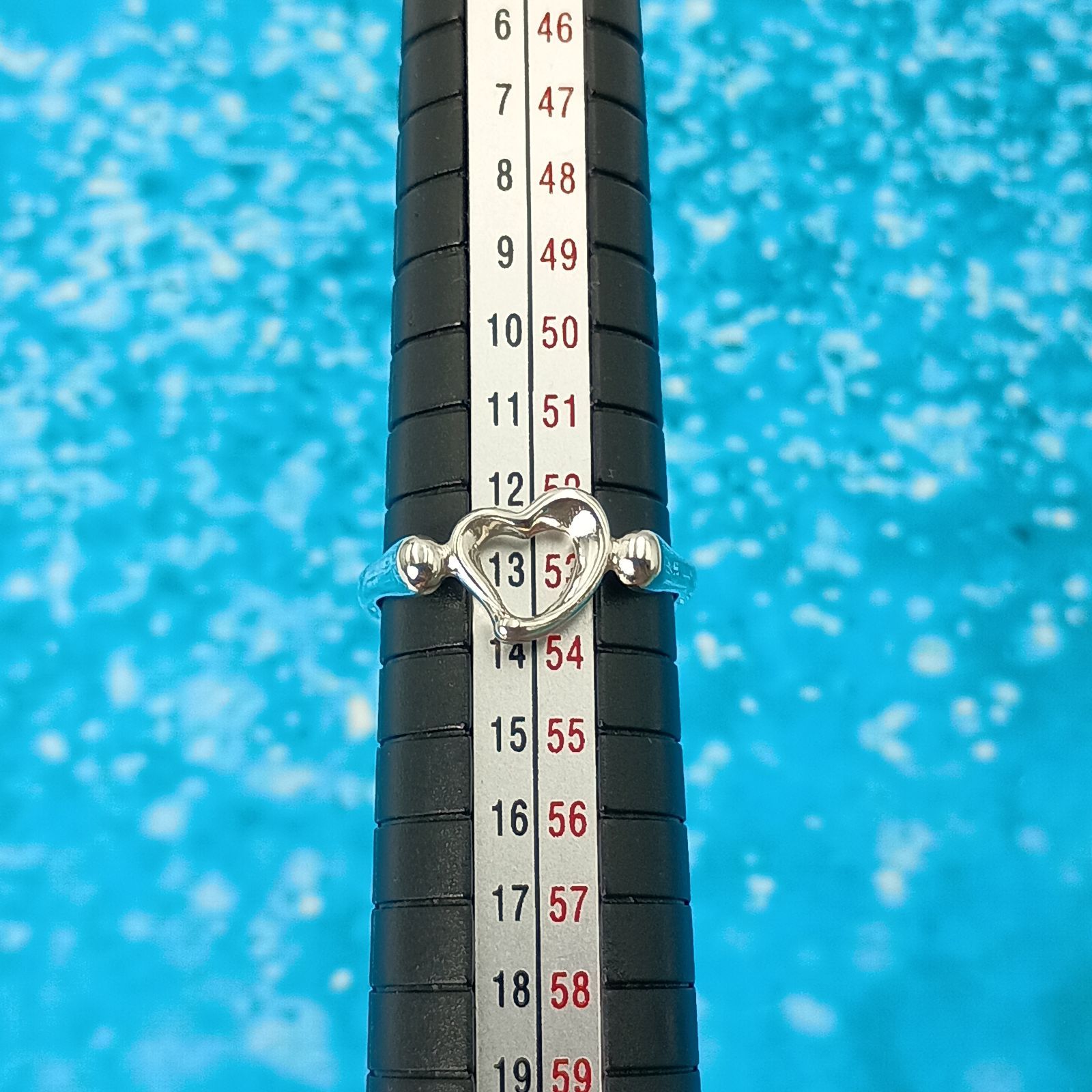 TIFFANY&Co. ティファニー 13号 オープンハート リング 指輪