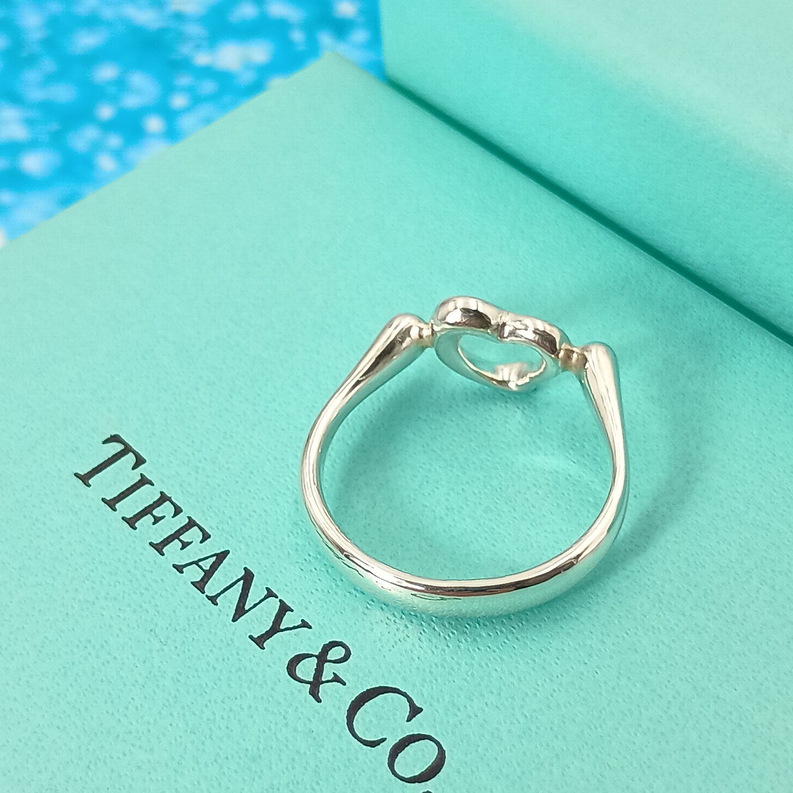 TIFFANY&Co. ティファニー 13号 オープンハート リング 指輪