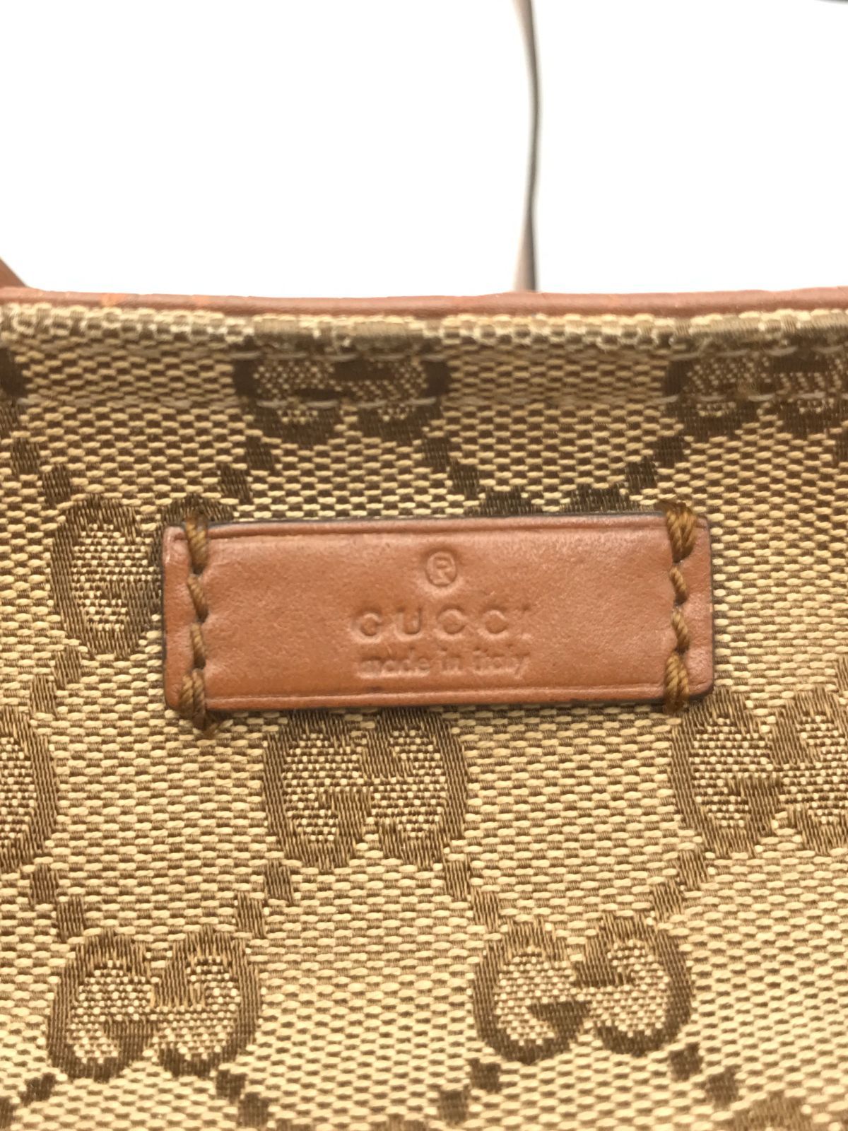 GUCCI グッチ ショルダーバッグ GGキャンバス シェリーライン クロス