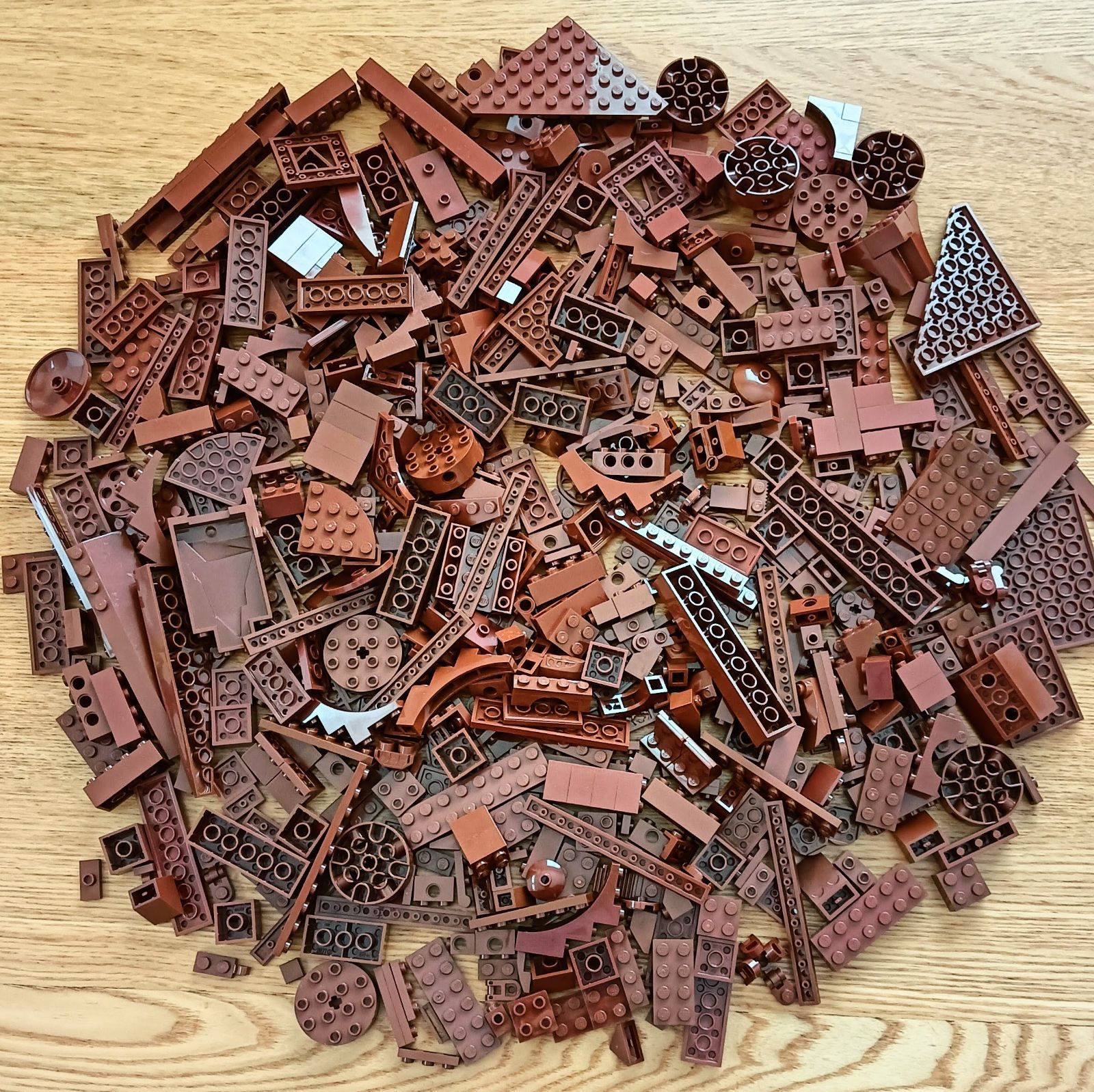 レゴ 正規品 中古 まとめ売り 約700g 茶色 大量 レゴブロック【管理