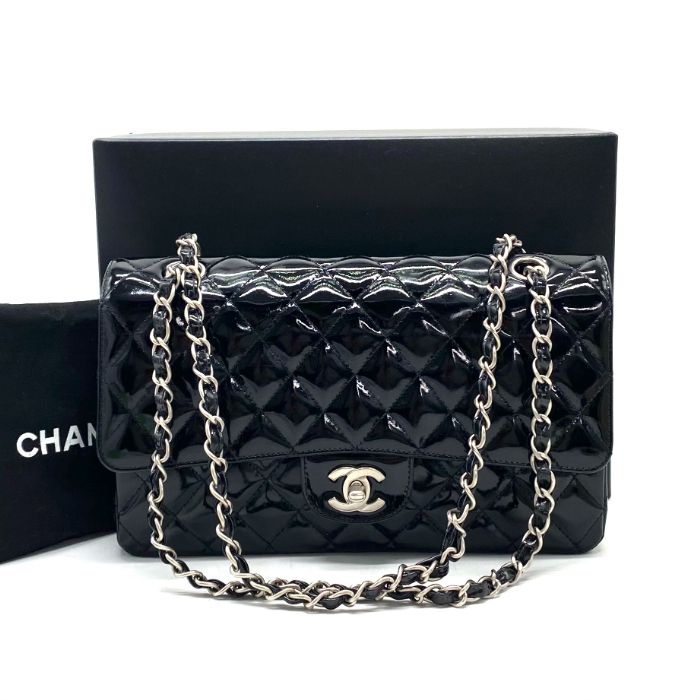 中古】良品 CHANEL シャネル マトラッセ 25 ダブルフラップ ターン