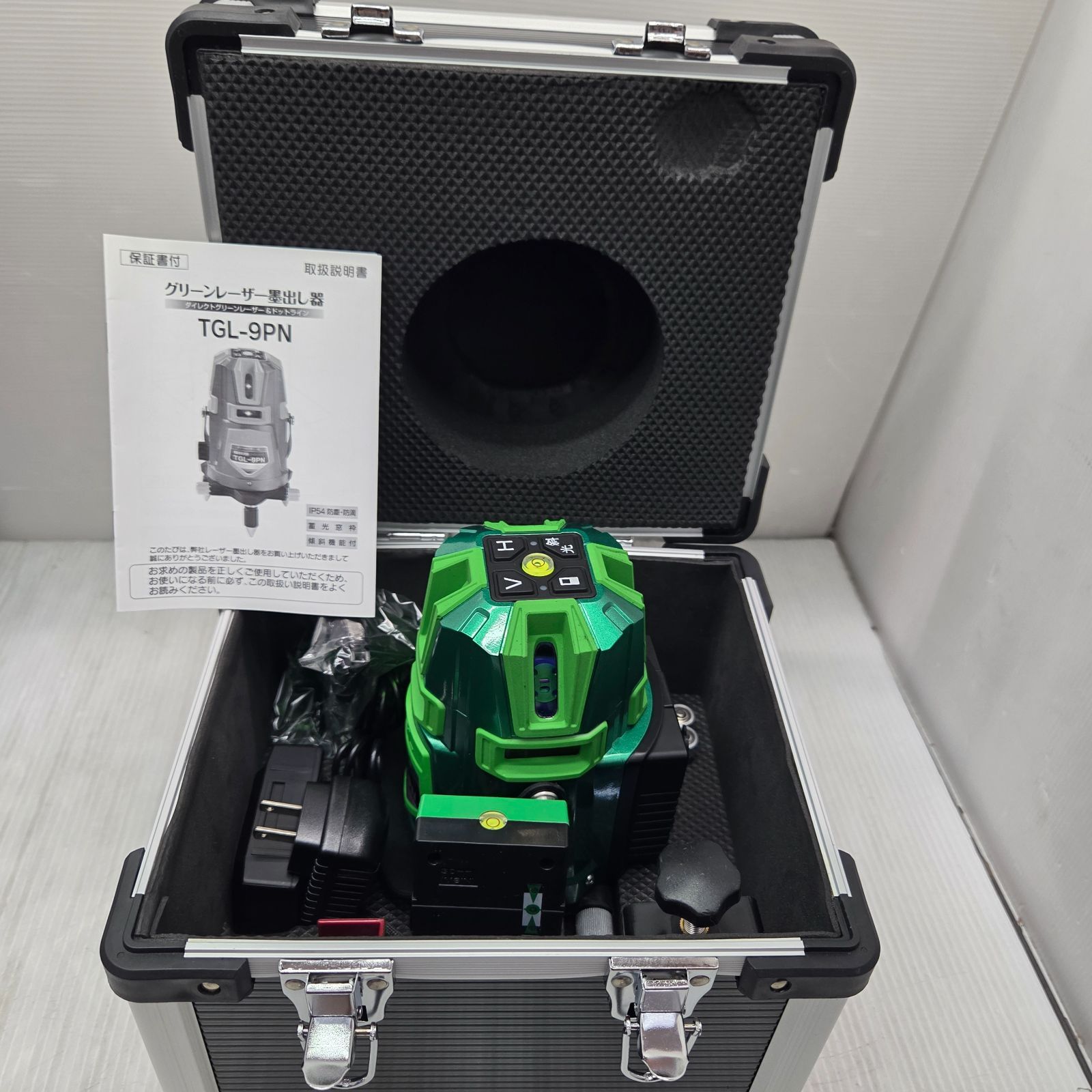 5 S04693 TAKAGI タカギ グリーンレーザー墨出し器 サイレクトグリーンレーザー&ドットライン TGL-9PN DIY 工具
