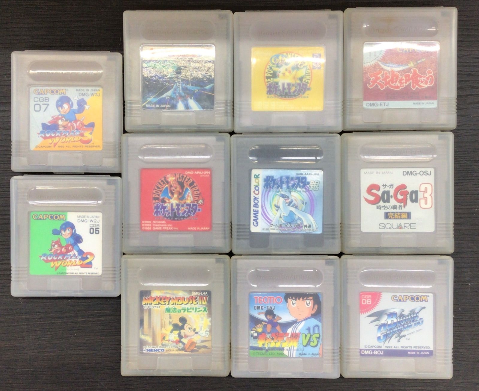 【中古・現状品】ゲームボーイ　人気ソフト　１１個　まとめ売り　当時物　K-668