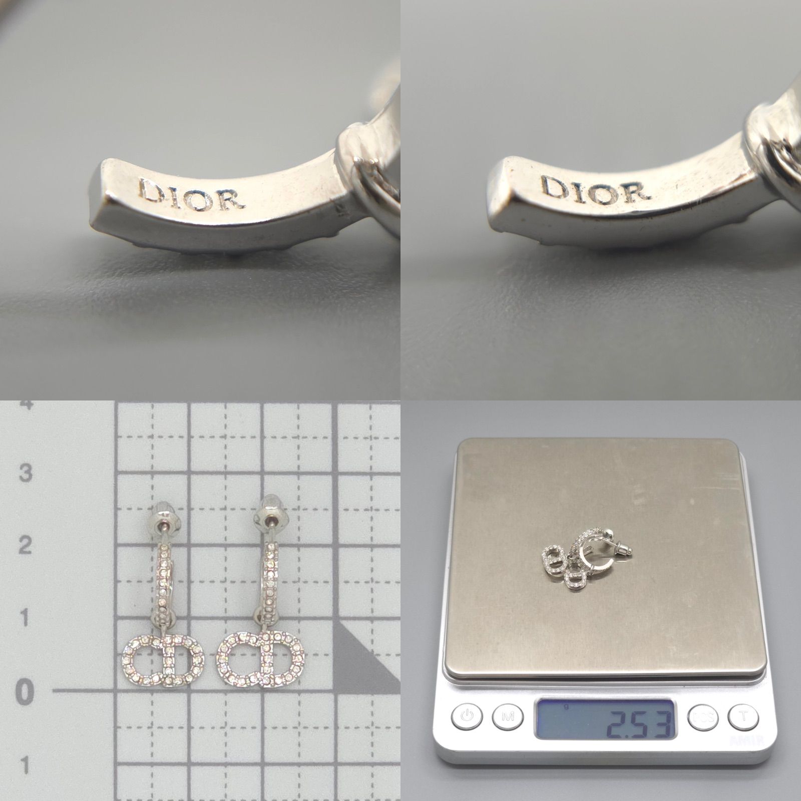 DIOR ディオール Clair D Lune クレール ディー リュヌ ピアス 両耳 