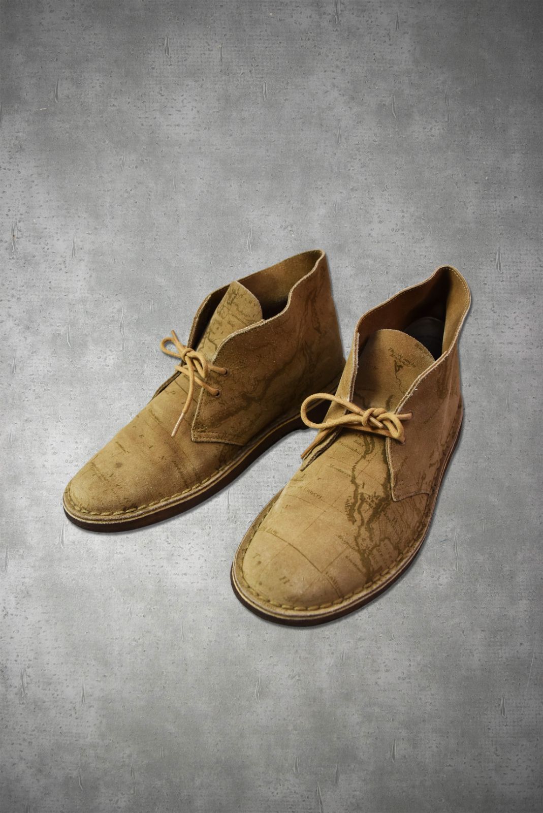 supreme clarks desert map ブーツ US9.5 53-7-93