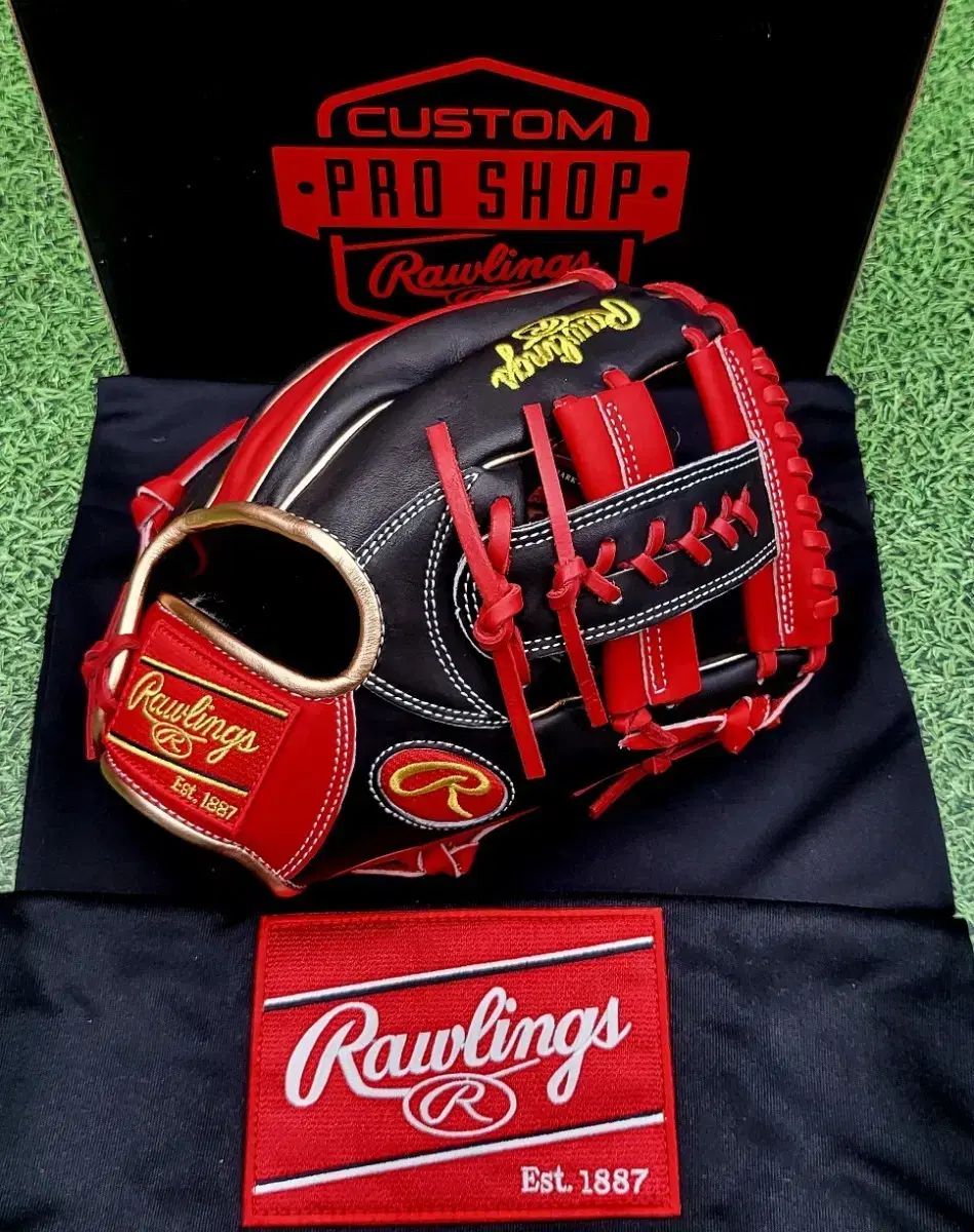 Rawlings ローリングス MLB アセンティック 内野グローブ HOH トロイ・ツロウィツキ ブラック/レッド