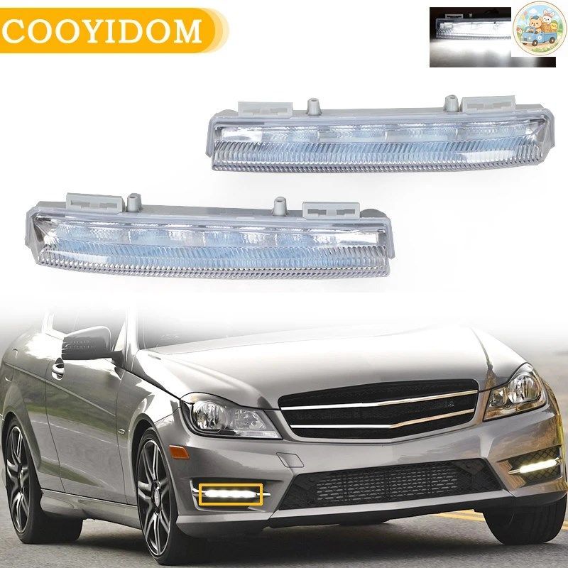 メルセデス ベンツ W212風 LED デイライト アウディ A8 後付け ベンツ