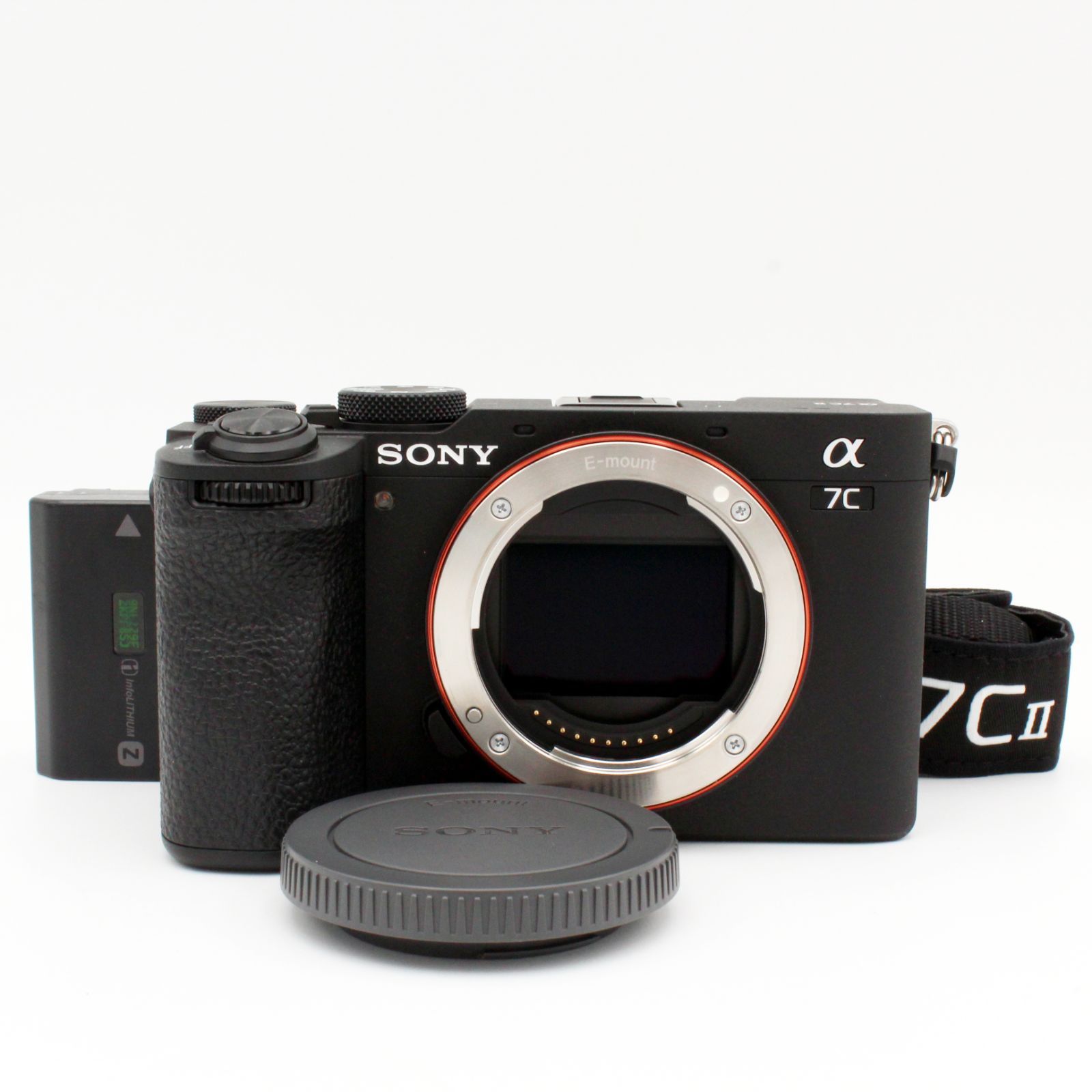 わずかシャッター数184枚【新品級】SONY α7CII ボディ ブラック ILCE