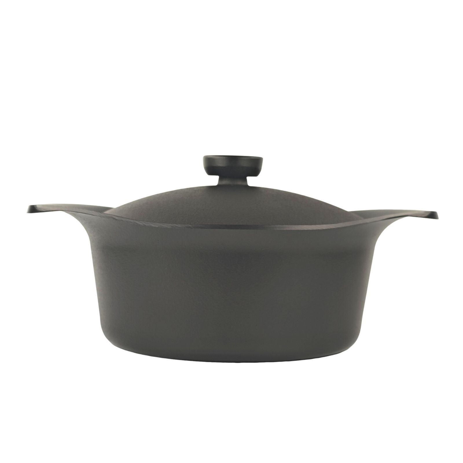新品・未使用】柳 宗理 南部鉄器 深型 22cm 鉄ふた・ハンドル付き