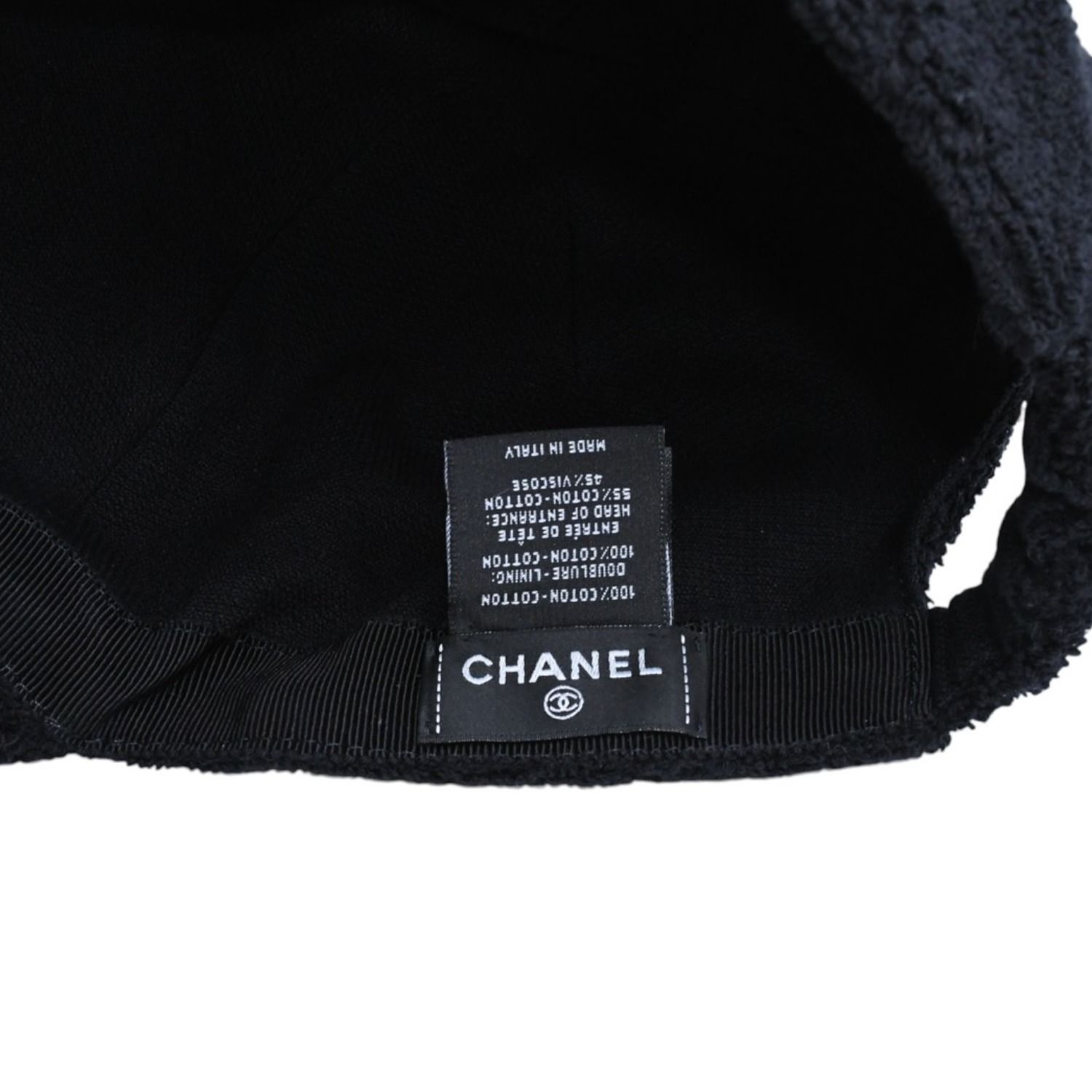 極美品 CHANEL シャネル パイルキャップ フリーサイズ ココマーク