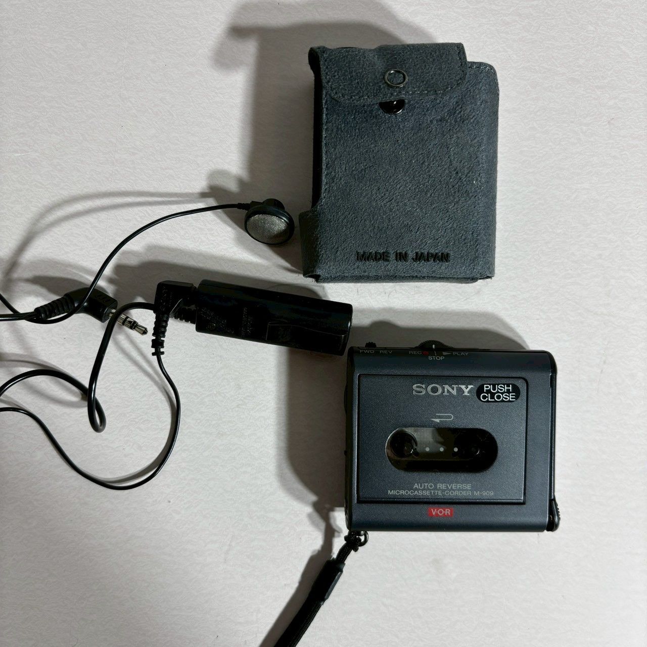 SONY ソニー マイクロカセットレコーダー 1992年製 マイクロカセット