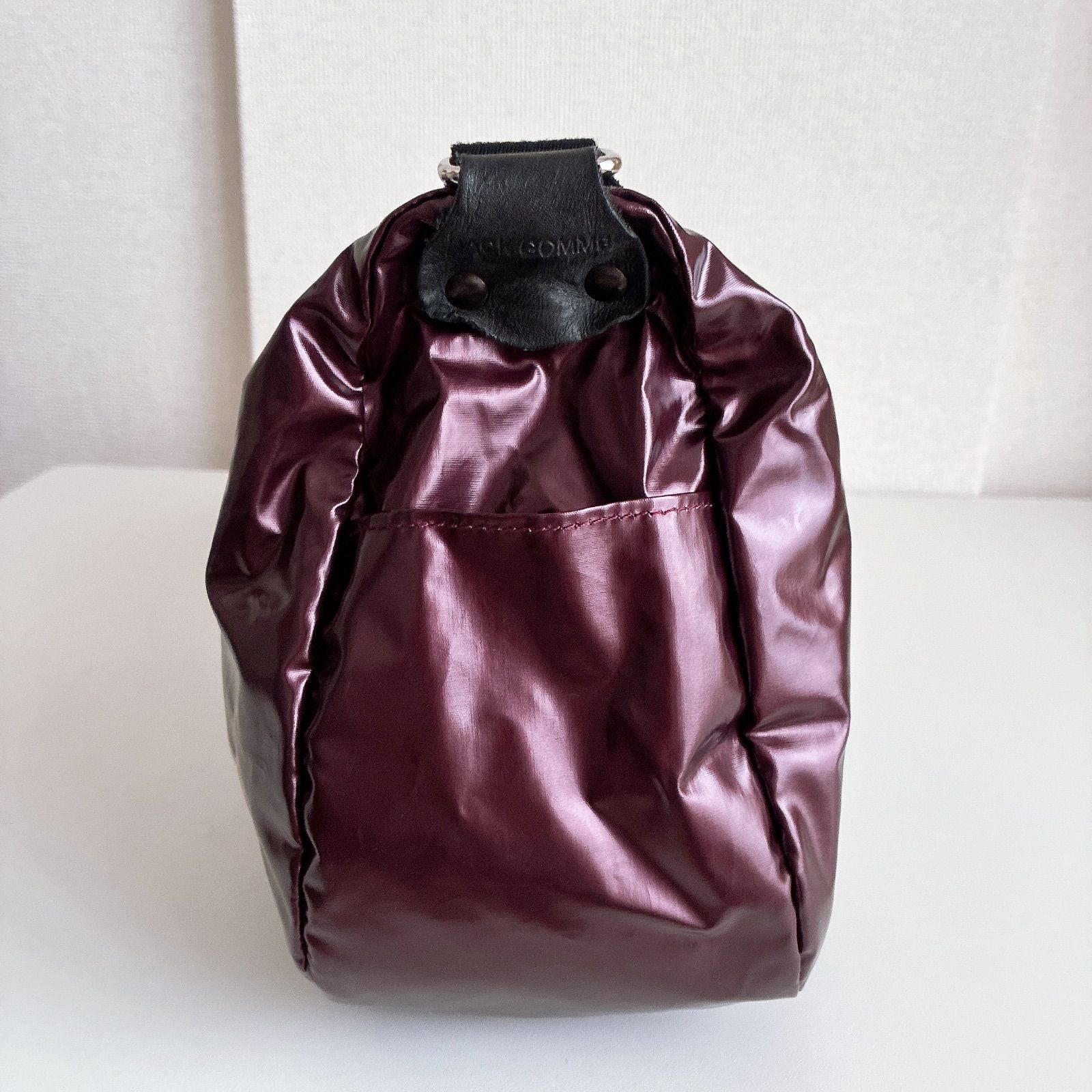 Jack Gomme ジャックゴム フランス製 ナイロン×レザー ショルダー 