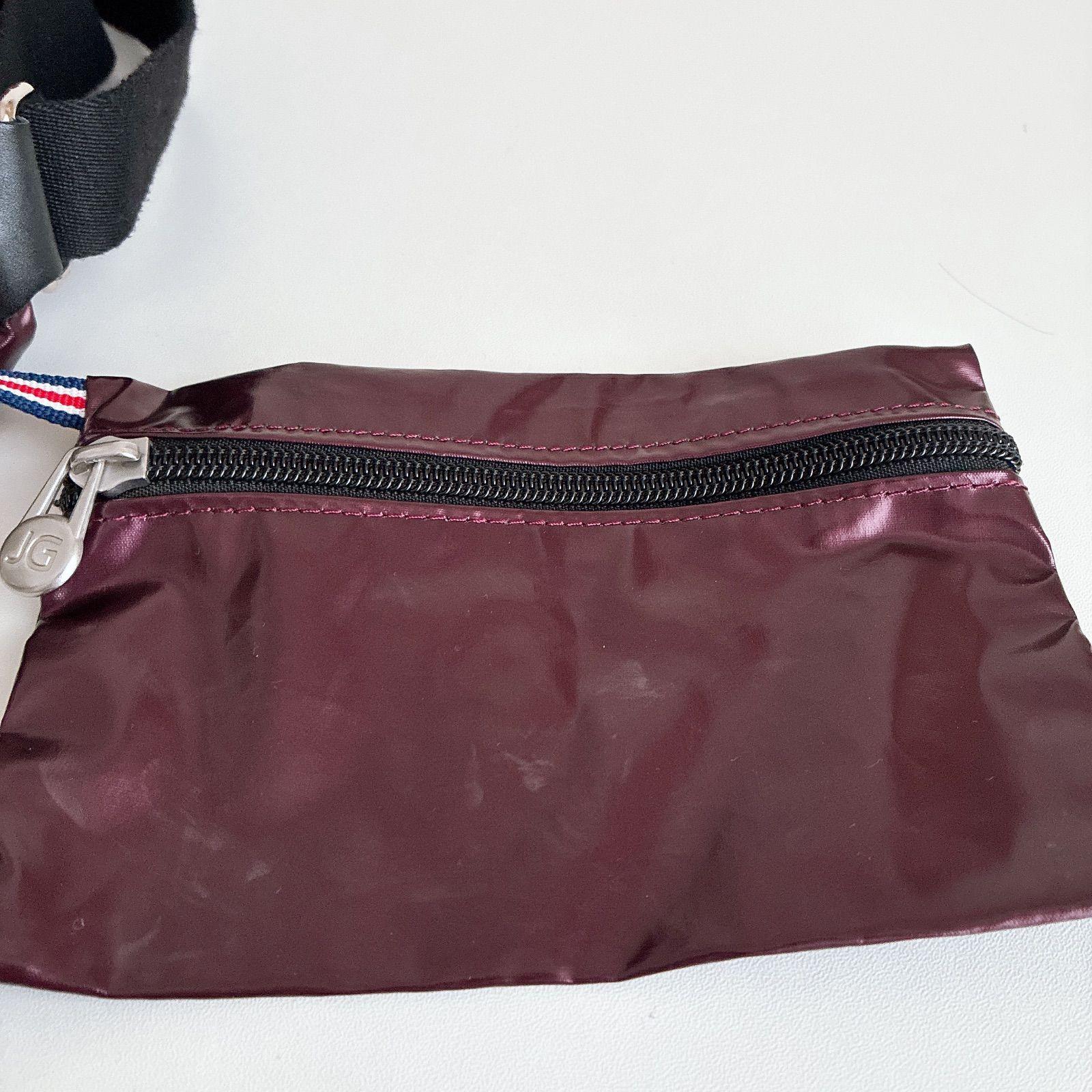 Jack Gomme ジャックゴム フランス製 ナイロン×レザー ショルダー 