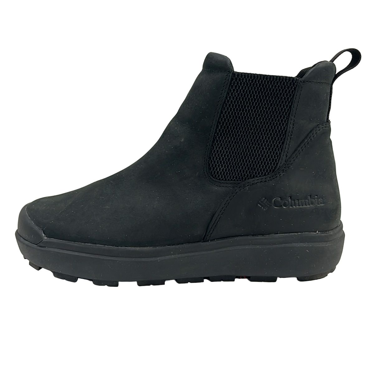 columbia(コロンビア) ショートブーツ 24.5 レディース - 黒 サイドゴア/WATERPROOF