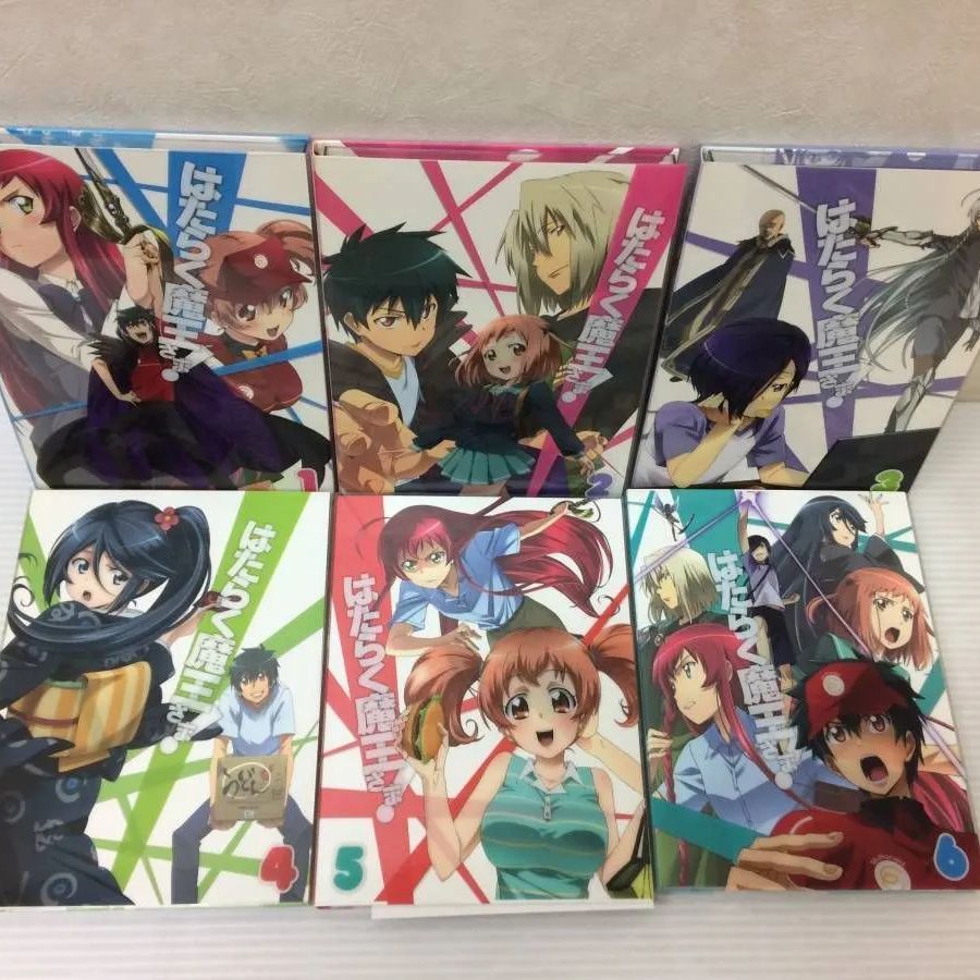 Blu-ray] はたらく魔王さま!初回版 全6巻セット BOX 中古品