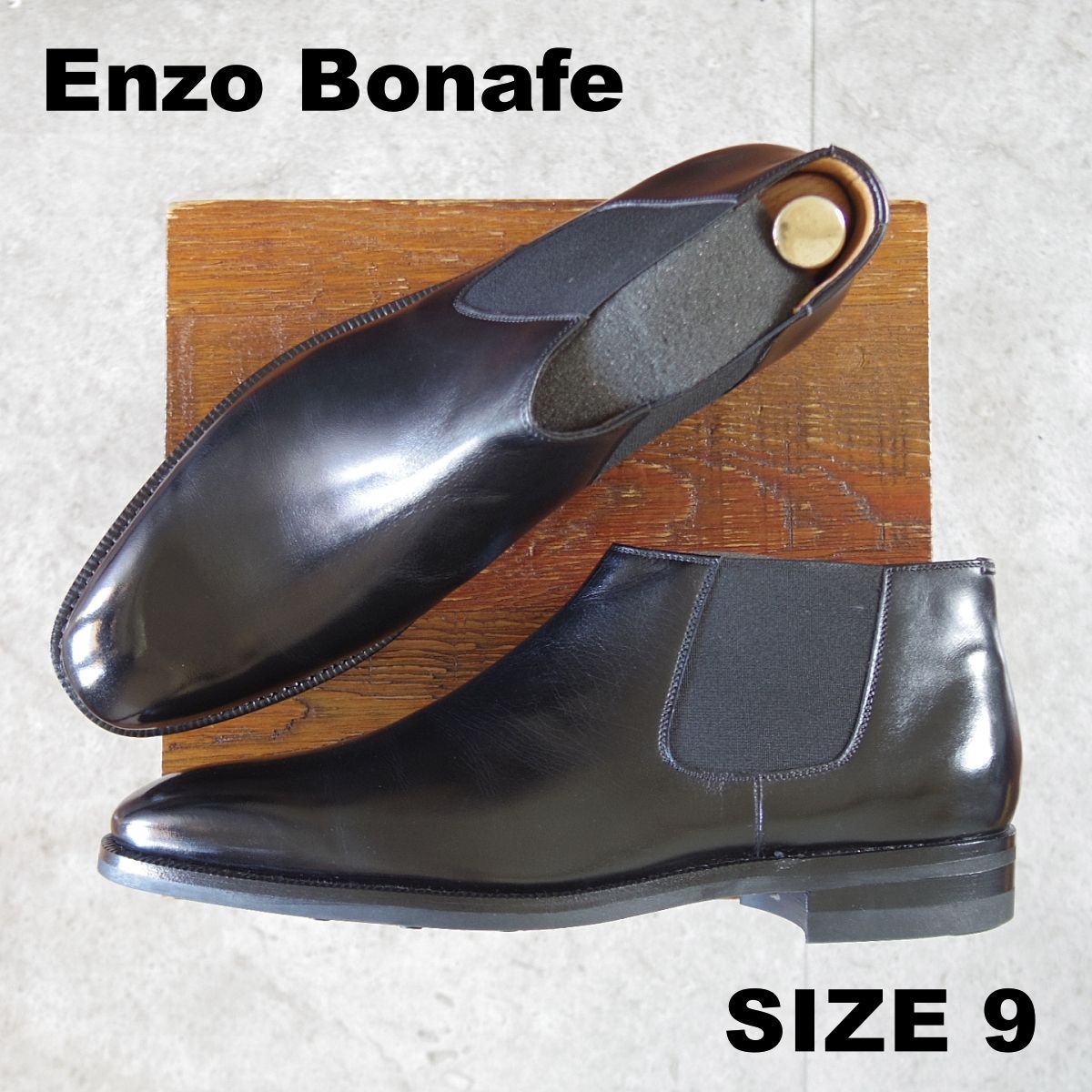 ほぼ未使用☆(伊)エンツォ・ボナフェ SIZE 9【同系モデル定価￥173,800
