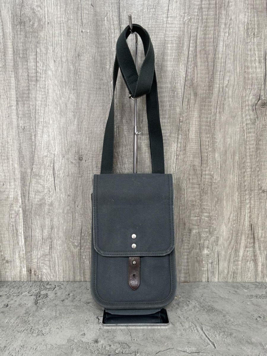 中川政七商店 BAGWORKS コラボ 書留鞄 ショルダー バッグ size-/グレー 