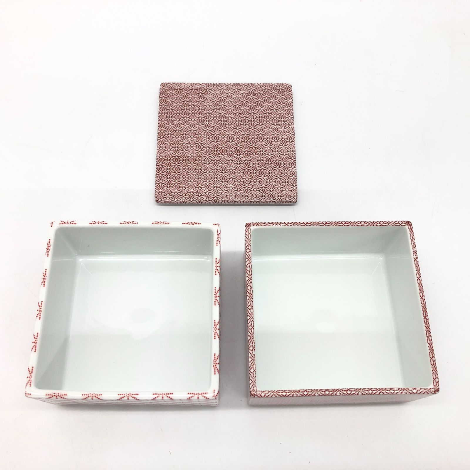 赤絵小重箱 極美品】ほぼ未使用 TIME & STYLE タイム＆スタイル タイムアンド