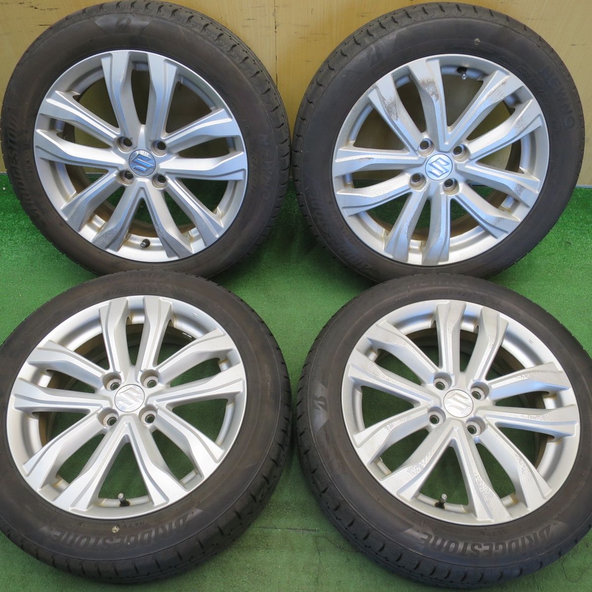 バリ溝！23年！9.5分☆スズキ スイフト 純正 185/55R16 ブリヂストン