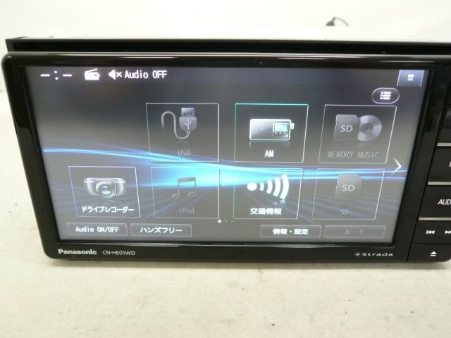 Panasonic　CN−HE01WD　未商品 中古】 パナソニック ストラーダ CN-HE01WD メモリーナビ 地デジ