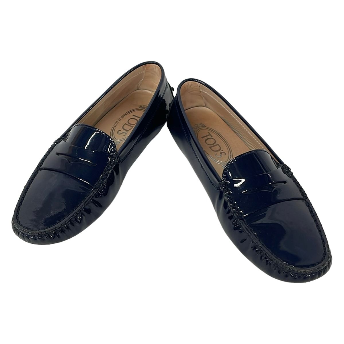 TOD'S(トッズ) ドライビングシューズ 36 レディース - ダークネイビー
