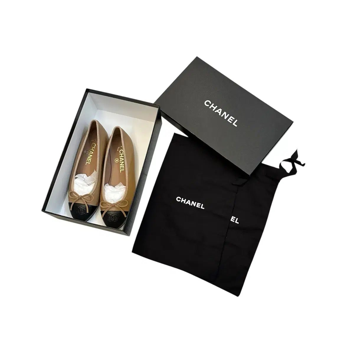 CHANEL　バレリーナ　ベージュ シャネル バレエ バレリーナ 新品 ベージュ - メルカリ