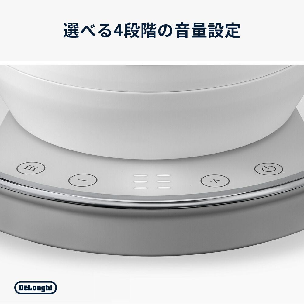 デロンギ エクレティカ 温度設定機能付き電気ケトル【KBY1210J-W
