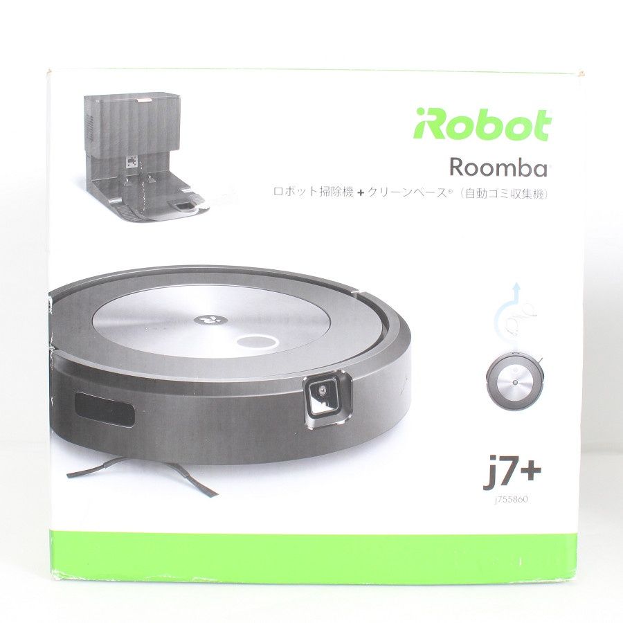 iRobot ルンバ j7+ j755860 ロボット掃除機 物体認識 自動ゴミ収集