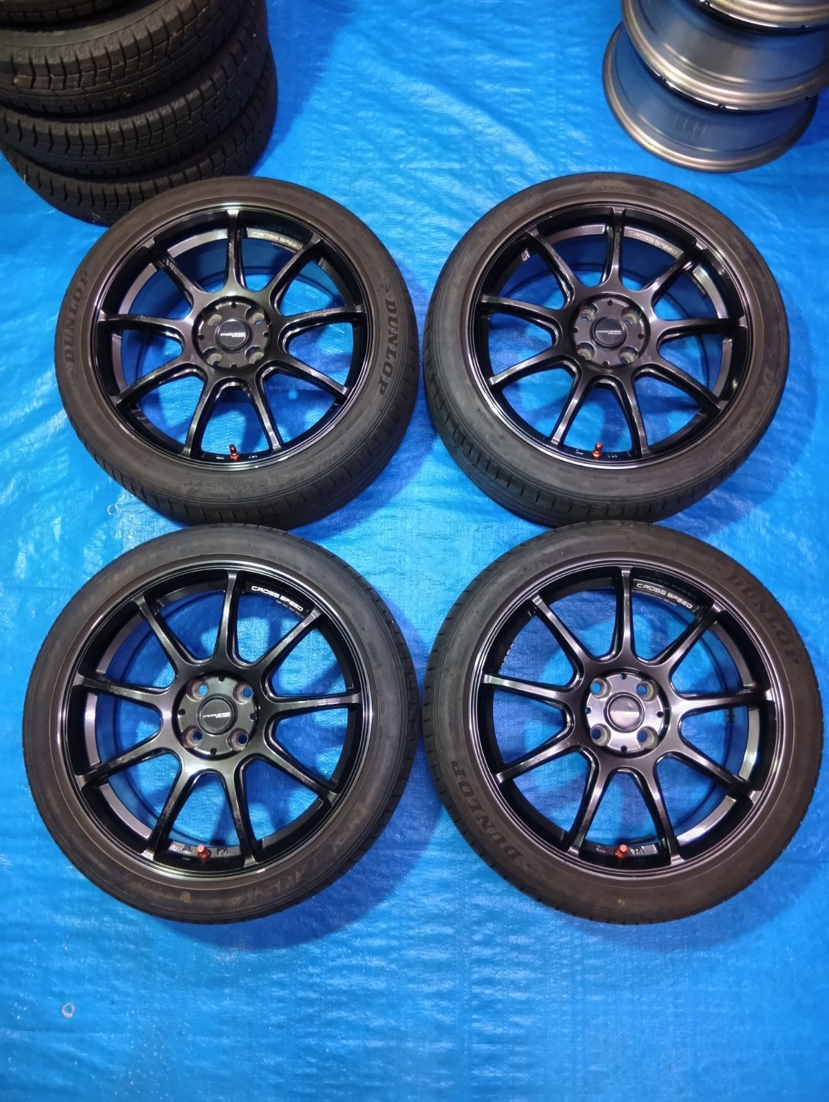 サマータイヤ&17インチアルミホイール 17インチ 205/45R17 サマータイヤ CROSS SPEED アルミホイール - メルカリ