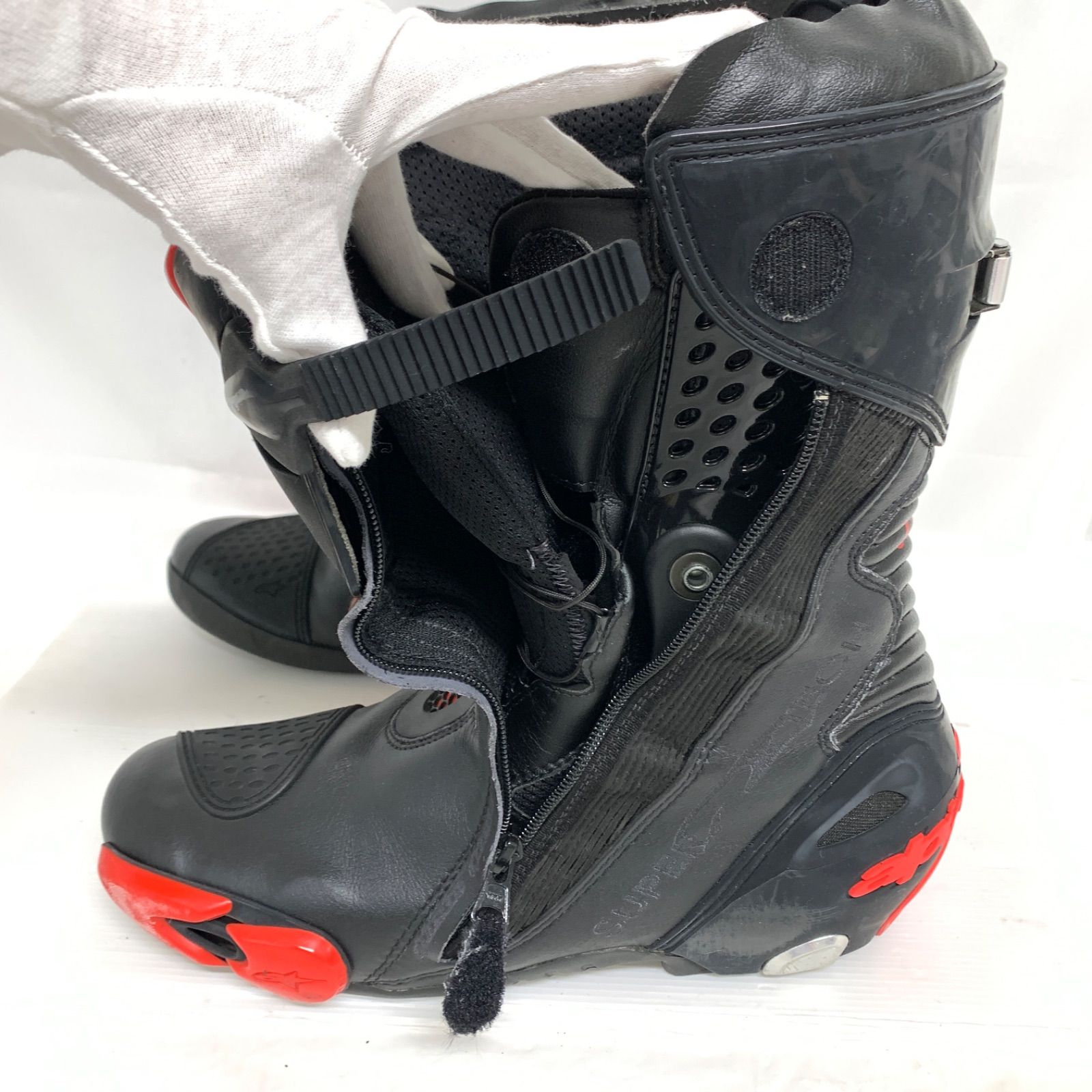 中古】バイクシューズ アルパインスターズ スーパーテックR ブラック