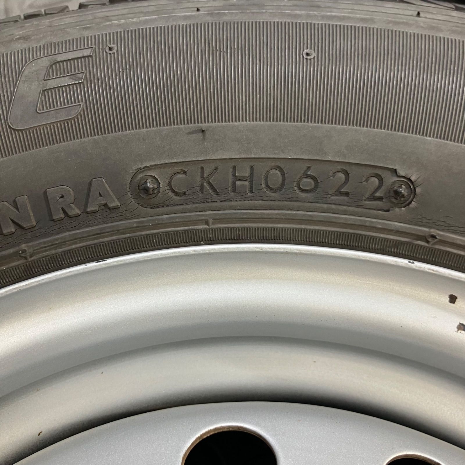 22年製 145/80R12 80/78N LT ブリヂストン エコピアR680 キャリィ 