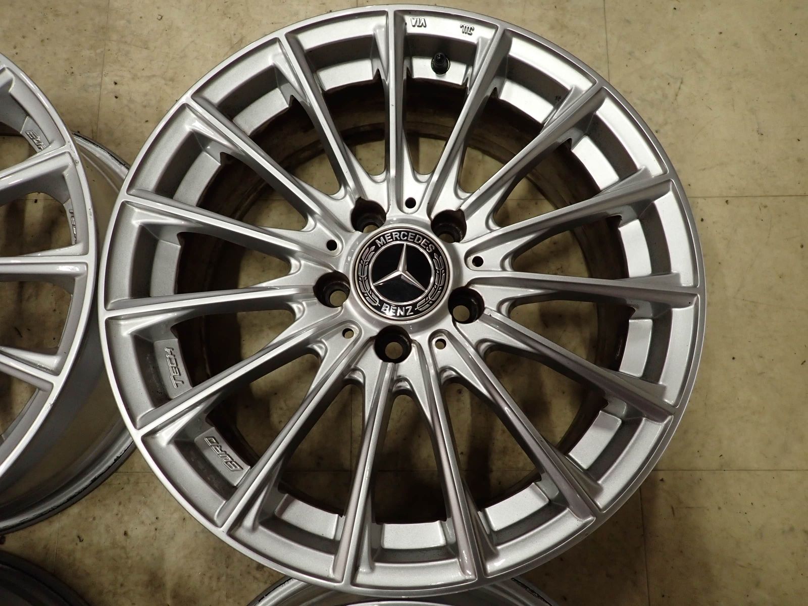 4本 会社宛 送料無料 17×7J EUROTECH アルミ 5穴 PCD 112mm +48 ベンツ