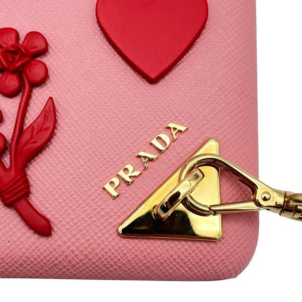 美品 プラダ PRADA 希少 スマホケース PhoneXS 携帯 ロゴ 持ち手