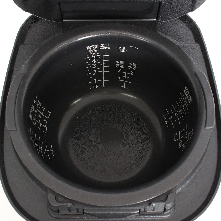 美品】タイガー 炊きたて ご泡火炊き JPI-A100-KO オフブラック 5.5合