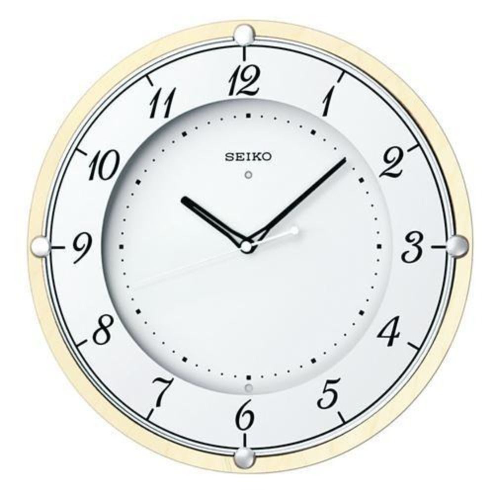 セイコー SEIKO KX389B 壁掛け時計 掛け時計 電波時計 ステップ