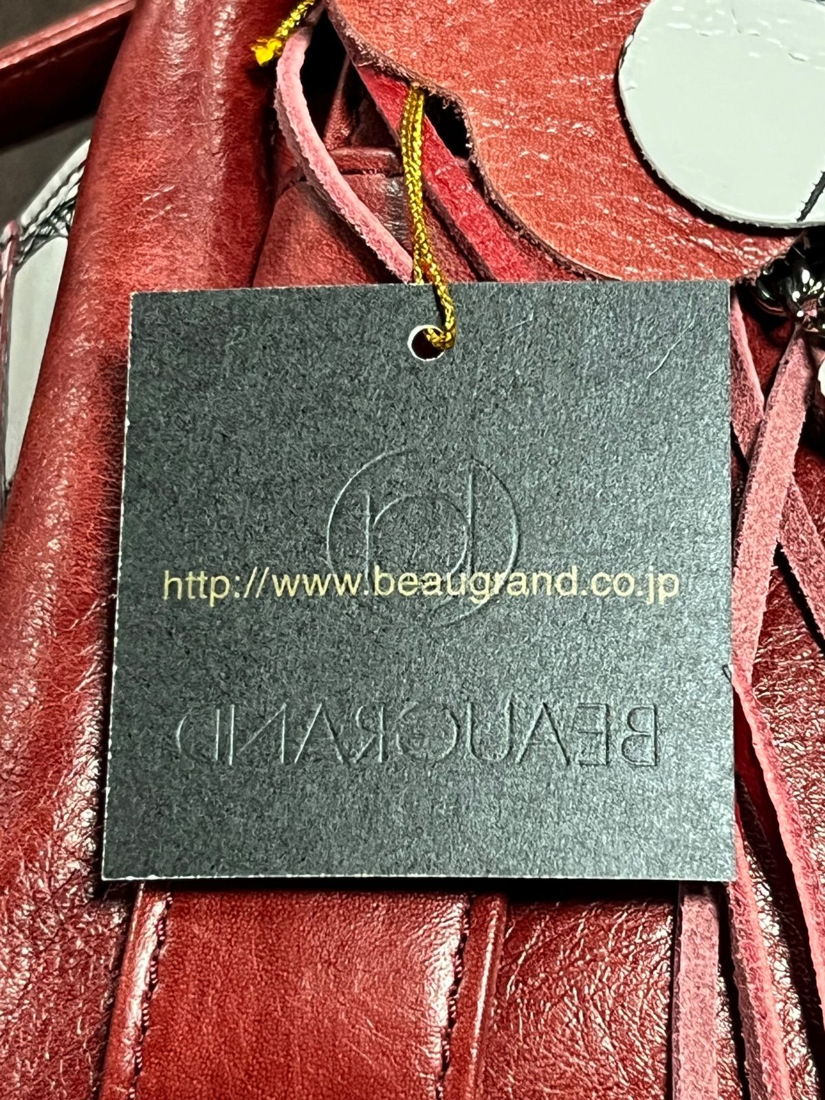 BEAUGRAND ボーグラン ハンドバッグ 【美品/未使用？】JRA クロコ 