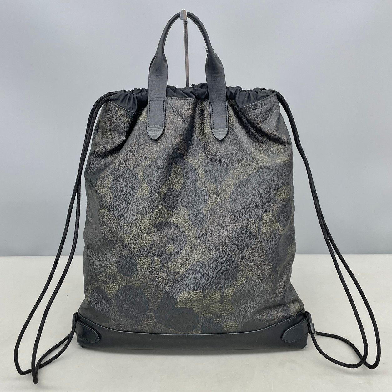 コーチ COACH バックパック ナップサック 巾着 シグネチャー - メルカリ