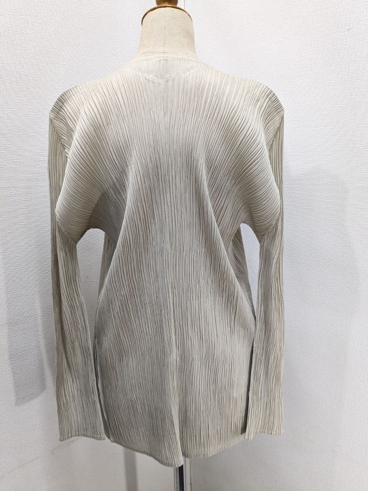 プリーツプリーズ PLEATS PLEASE カーディガン ベージュ サイズ3