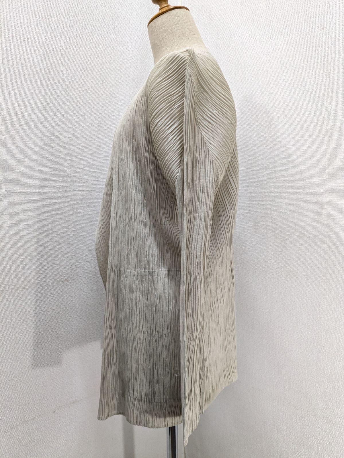 プリーツプリーズ PLEATS PLEASE カーディガン ベージュ サイズ3