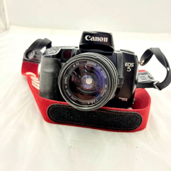【❗️✨フィルム一眼レフ入門にもおすすめ✨❗️】Canon EOS5＋SIGMAレンズ2本セット? ジャンク品❗️
