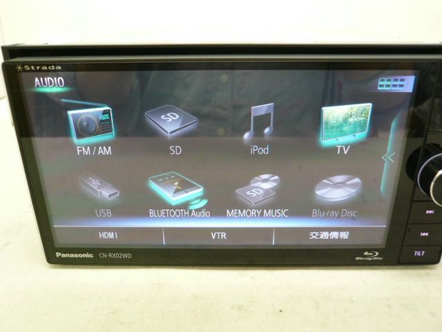 Panasonic ストラーダ CN-RX02WD Blu-ray搭載モデル