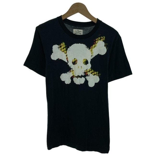 Vivienne Westwood スカルプリント 半袖Tシャツ ボーダー L ヴィヴィアンウエストウッド レッドレーベルVivienne Westwood Red