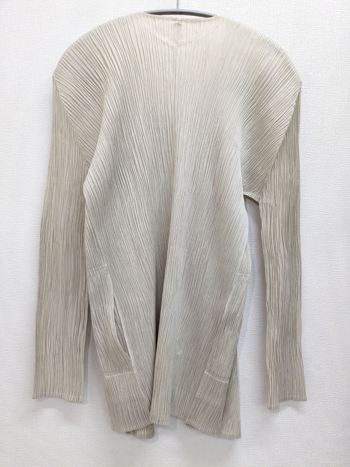 プリーツプリーズ PLEATS PLEASE カーディガン ベージュ サイズ3