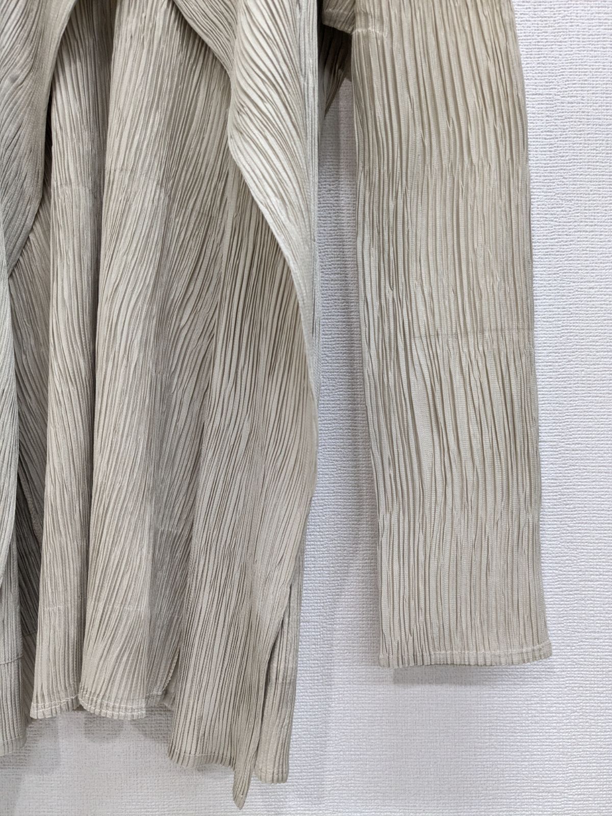 プリーツプリーズ PLEATS PLEASE カーディガン ベージュ サイズ3