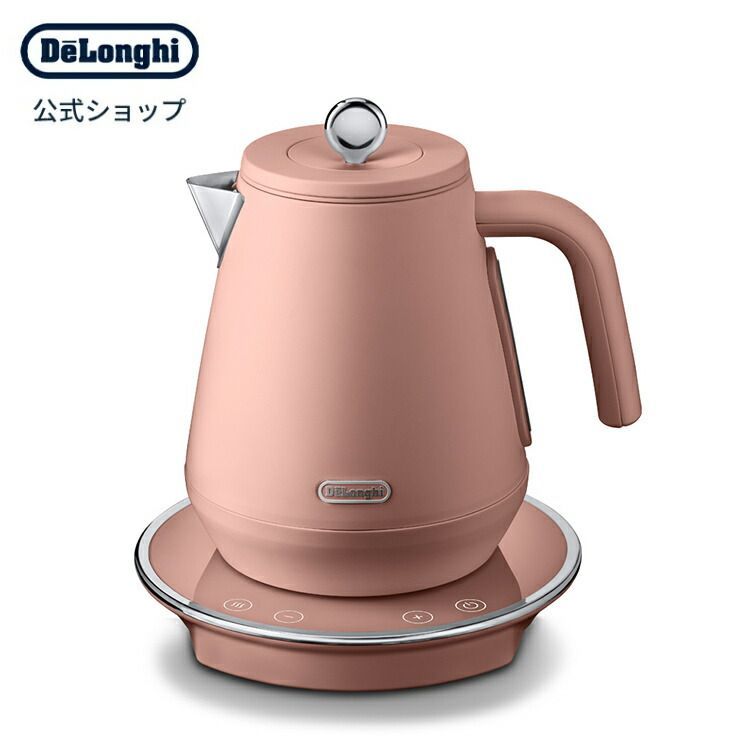 デロンギ エクレティカ 温度設定機能付き電気ケトル【KBY1210J-PK