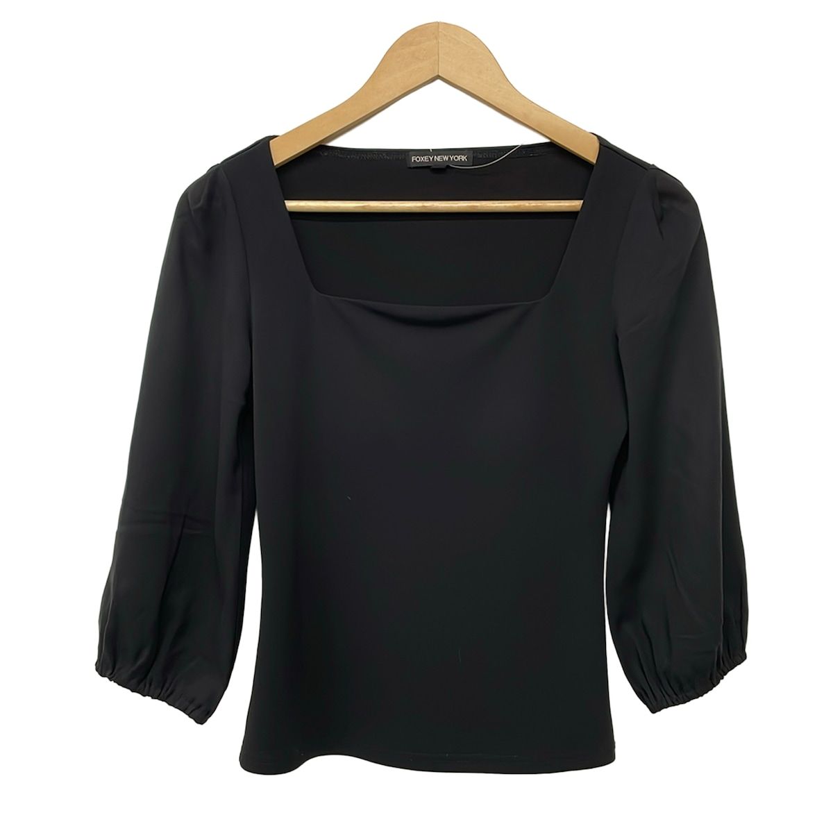 FOXEY NEWYORK カットソー FOXEY NEW YORK(フォクシーニューヨーク) 七分袖カットソー サイズ38 M