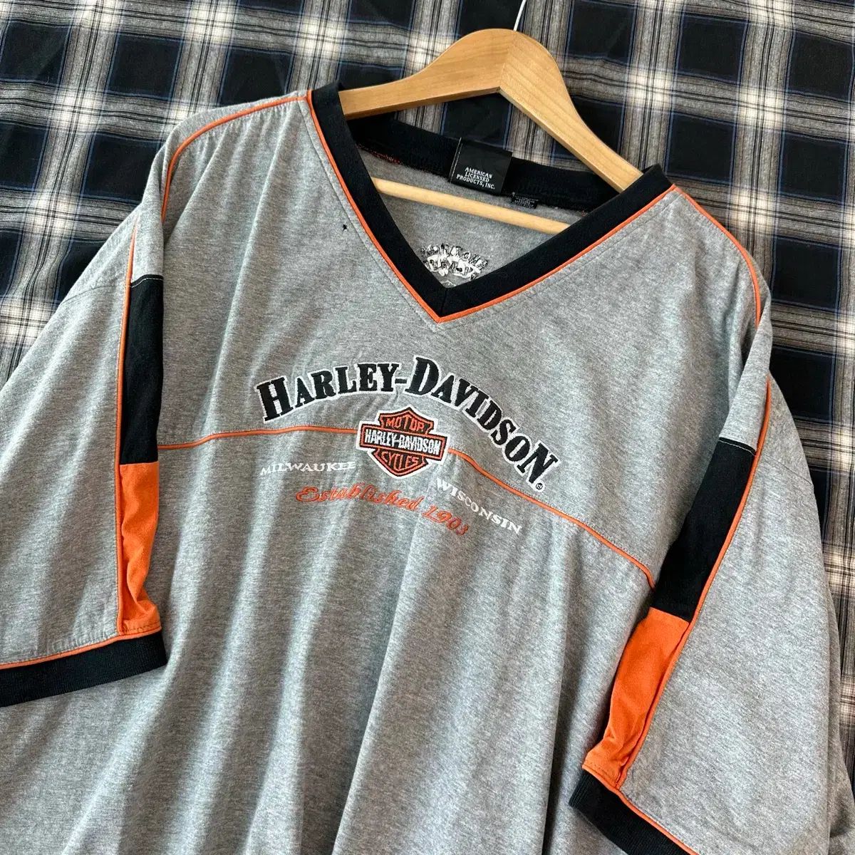 ハーレーダビッドソン Harley-Davidson USA製 Tシャツ 両面プリント 