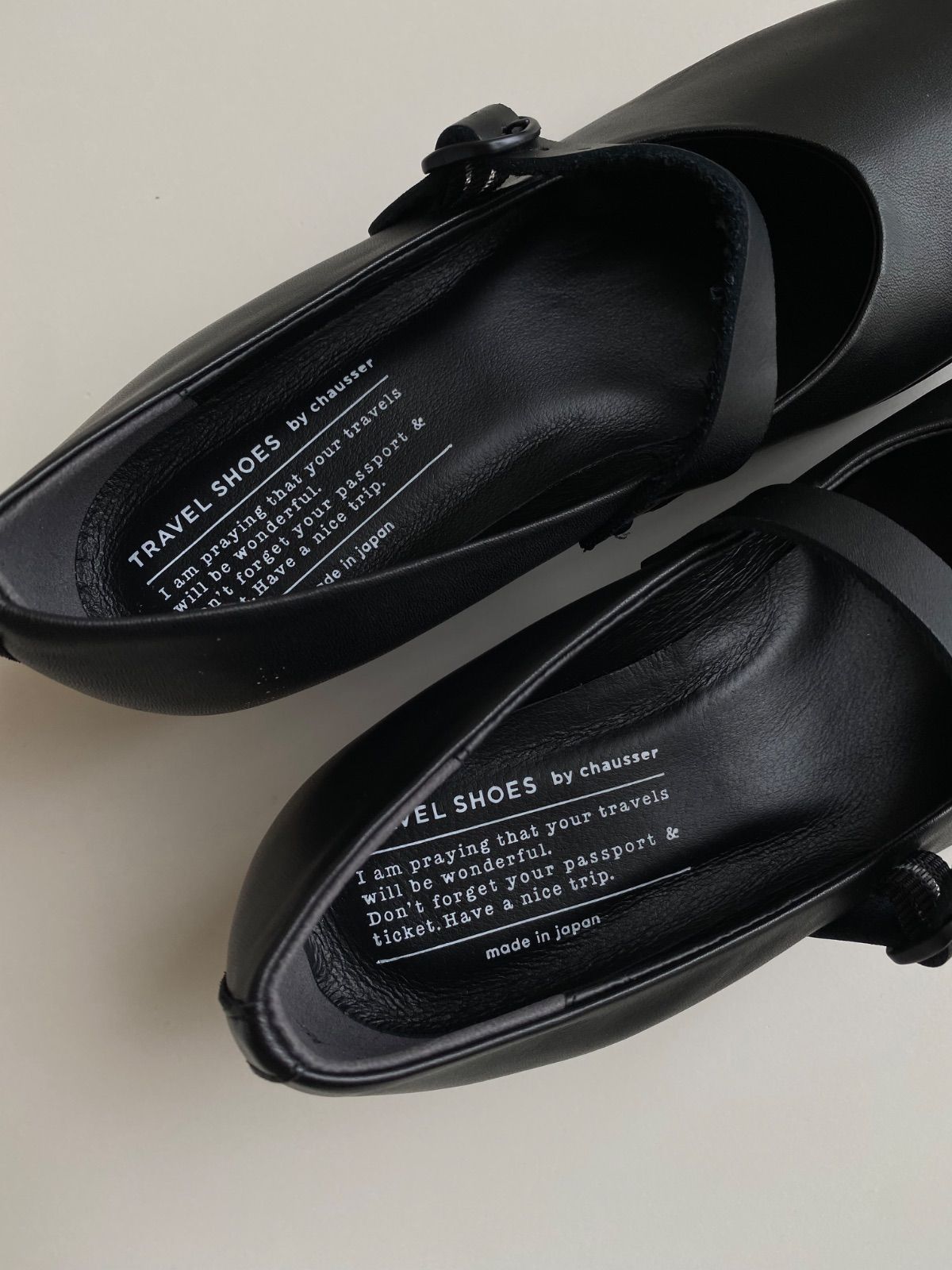 TRAVEL SHOES by chausser ヒールワンストラップシューズ TR-006 