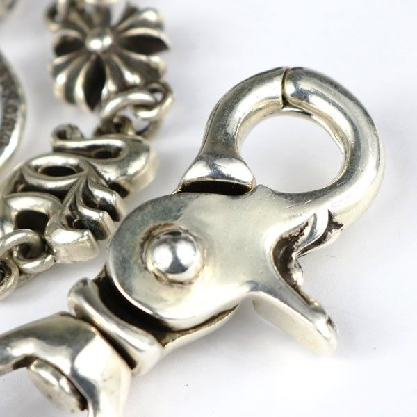CHROME HEARTS 銀座店 クロムハーツ １クリップ アルファベットロゴ ウォレットチェーン メンズ シルバー SV925 102419 CHROME HEARTS 銀座店 クロムハーツ 1クリップ アルファベットロゴ